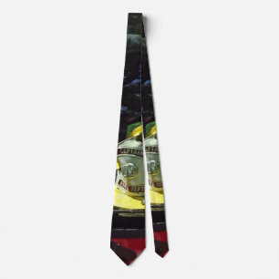 Yellow Fire Captain's Helmet Tie
