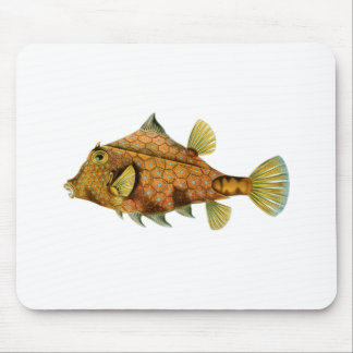 Yellow Fish Mouse Mat