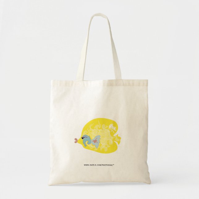 Yellow Fish Tote Bag (Front)