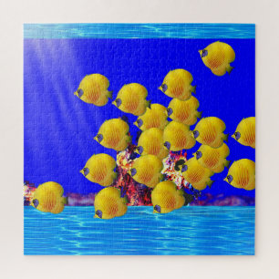 Yellow Fishes Jigsaw Puzzle