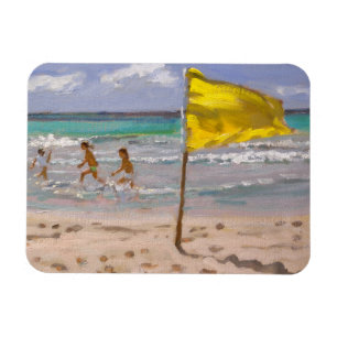 Yellow Flag Barbados 2010 Magnet
