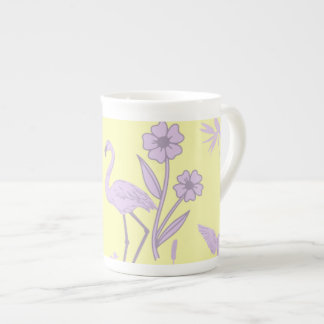 Yellow Flamingo Fine Porcelain Mug