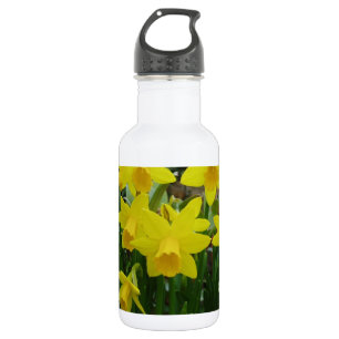 Yellow Floral 532 Ml Water Bottle