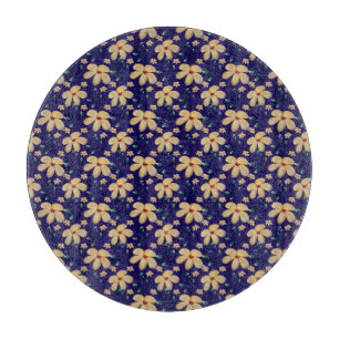 Yellow floral pattern  cutting board