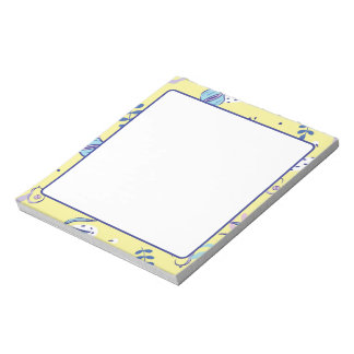 Yellow Floral Patterned Everyday Notepads