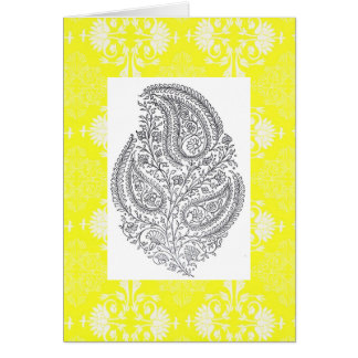 YELLOW FLORAL SWAY PATTERN