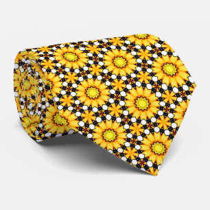 Yellow Floral Tie