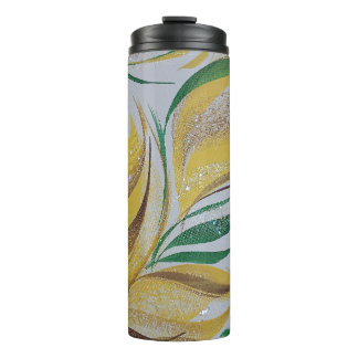 Yellow Floral Tumbler