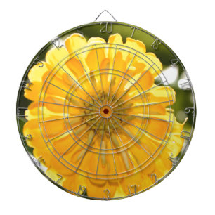 Yellow floral yellow flower yellow daisy dartboard