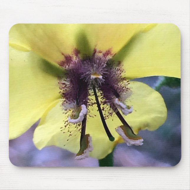 Yellow Flower 3 Mouse Mat (Front)