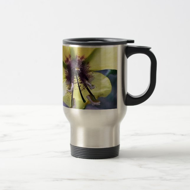 Yellow Flower 3 Travel Mug (Right)