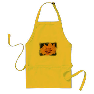 Yellow flower apron