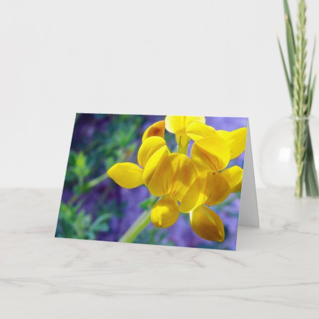 Yellow Flower Card (Front)