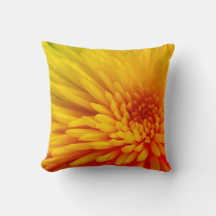 Yellow flower cushion