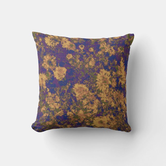 Yellow flower cushion (Front)
