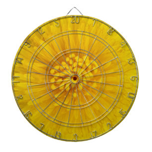 Yellow Flower Dartboard