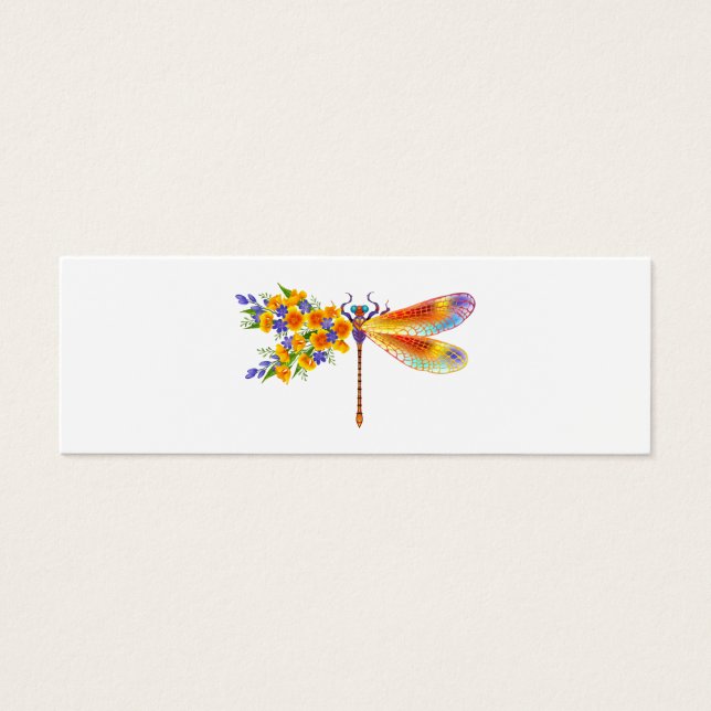 Yellow Flower Dragonfly (Front)