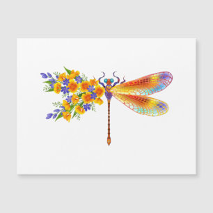 Yellow Flower Dragonfly