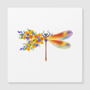 Yellow Flower Dragonfly