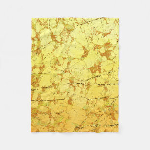 Yellow Flower Fleece Blanket