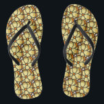 Yellow Flower Flip Flops<br><div class="desc">This is an original drawing that has been scanned and cleaned up for reproduction</div>