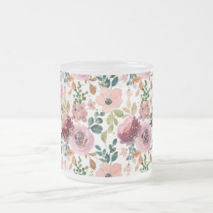 yellow Flower Glitter Mug , Floral Sparkle Aesthet