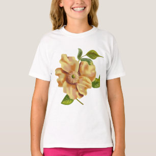 Yellow Flower Illustration T-Shirt