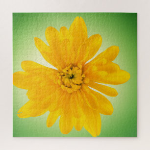 Yellow flower jigsaw puzzle