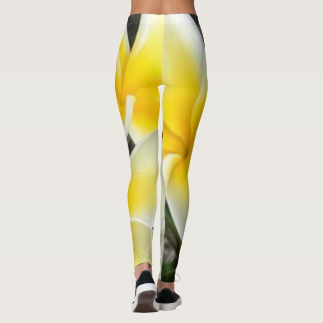 Yellow Flower Leggings (Back)