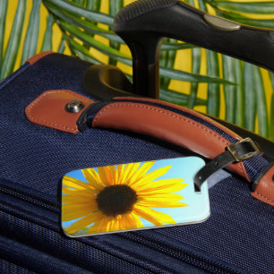 Yellow Flower Luggage Tag