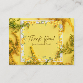 yellow flower modern card