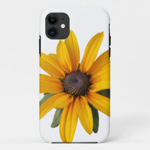 Yellow Flower Modern Simple Black Eyed Susan iPhone 11 Case