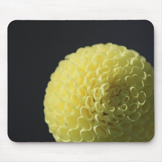 Yellow Flower Mouse Mat (Front)