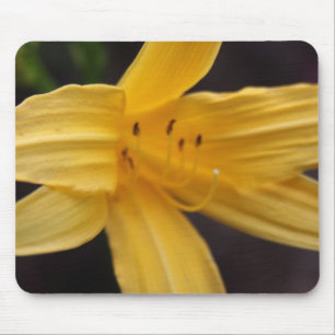 yellow flower mouse mat