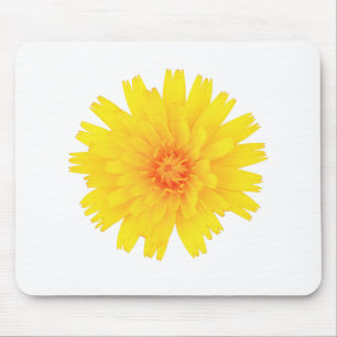 Yellow Flower Mouse Mat