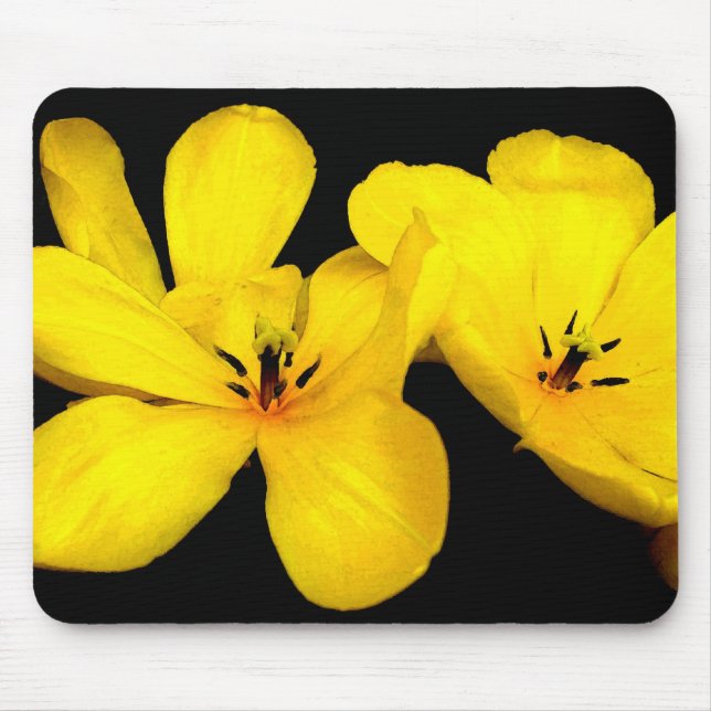 Yellow Flower Mousepad (Front)