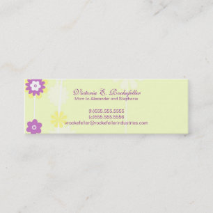 Yellow Flower Mummy Cards