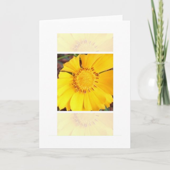 Yellow Flower - note card (Front)