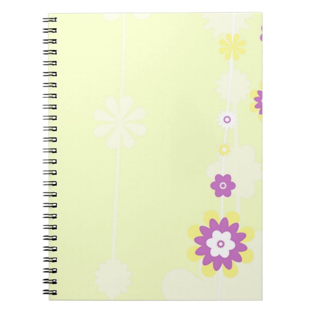 Yellow Flower Notebook Journals (Front)