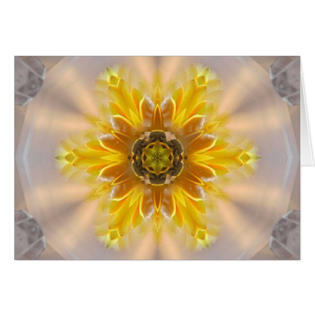 Yellow Flower of Blessings (Front Horizontal)