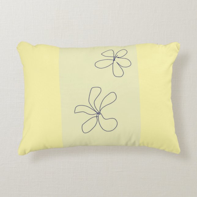 yellow flower pillow (Front)