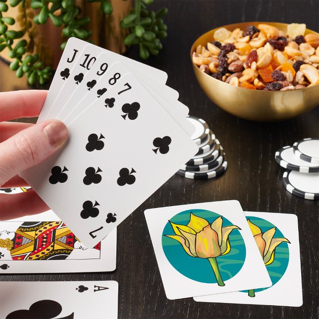 Yellow Flower Playing Cards (Creator Uploaded)