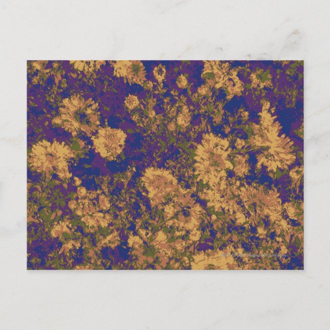 Yellow flower postcard (Front)