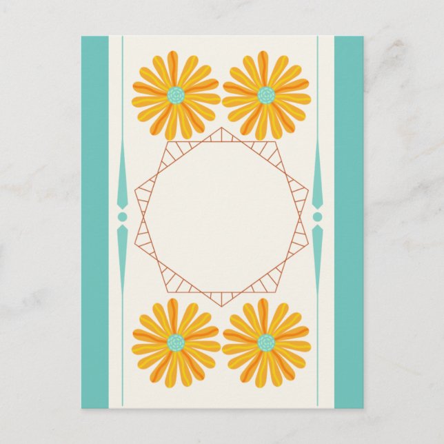 Yellow Flower Postcard (Front)