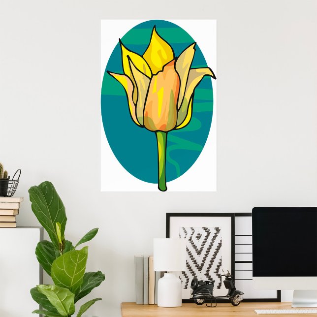 Yellow Flower Poster (Creator Uploaded)