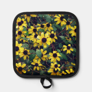 Yellow Flower Pot Holder