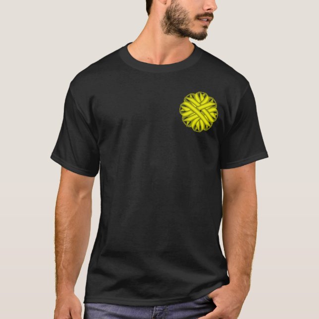 Yellow Flower Ribbon T-Shirt (Front)
