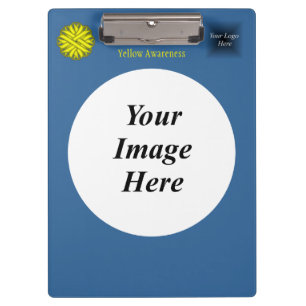 Yellow Flower Ribbon Template by Kenneth Yoncich Clipboard