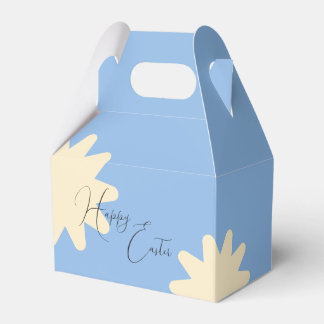 Yellow Flower Star Gift Bag Design Favour Box