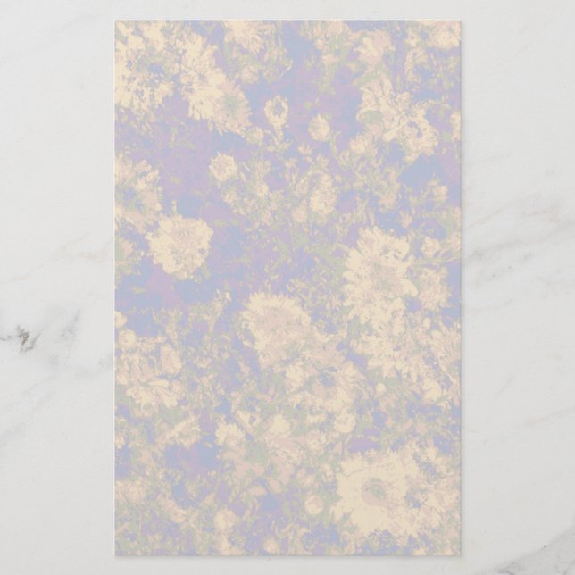 Yellow flower stationery (Front)